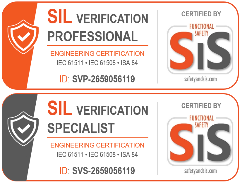 SIL Verification Certifications